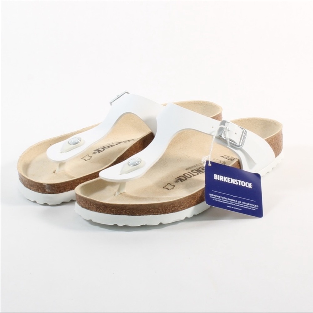 Brand new Birkenstock Gizeh white sandals! Size 37